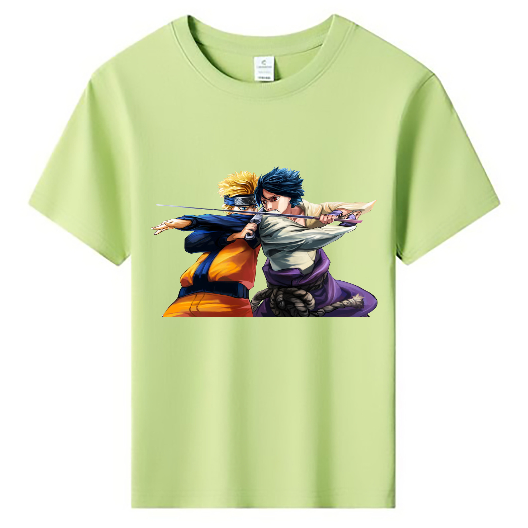 （画像用） NARUTO -ナルト- うずまき ナルト Uzumaki Naruto 綿100％キッズTシャツ（フロントプリント）